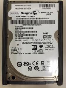 故障したハードディスク「Seagate ST320LT007のデータ復旧」の写真