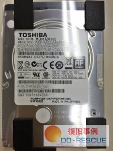 TOSHIBA MQ01ABF050の画像